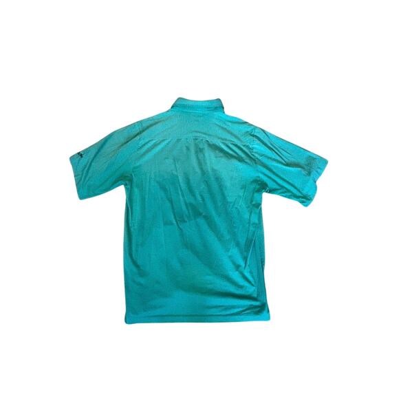 Vintage 80s/90s The Titleist Collection Sea Green Button Up Polo Shirt - Size L - Picture 2 of 5